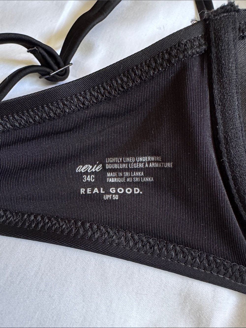 Aerie black bikini top - Picture 2 of 4